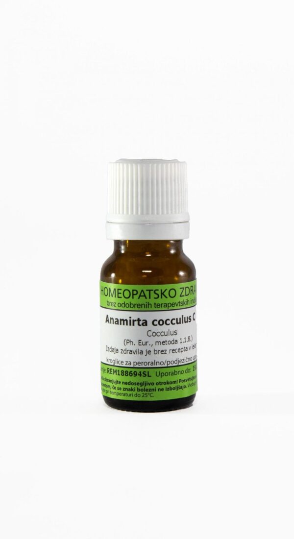 Anamirta cocculus C200 homeopatske kroglice, 1 g