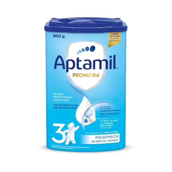 Aptamil 3 Pronutra nadaljevalno mleko za dojenčke po 10. mesecu starosti, 800 g Aptamil 3 Pronutra nadaljevalno mleko za dojenčke po 10. mesecu starosti, 800 g