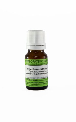Argentum nitricum C200 homeopatske kroglice, 1 g