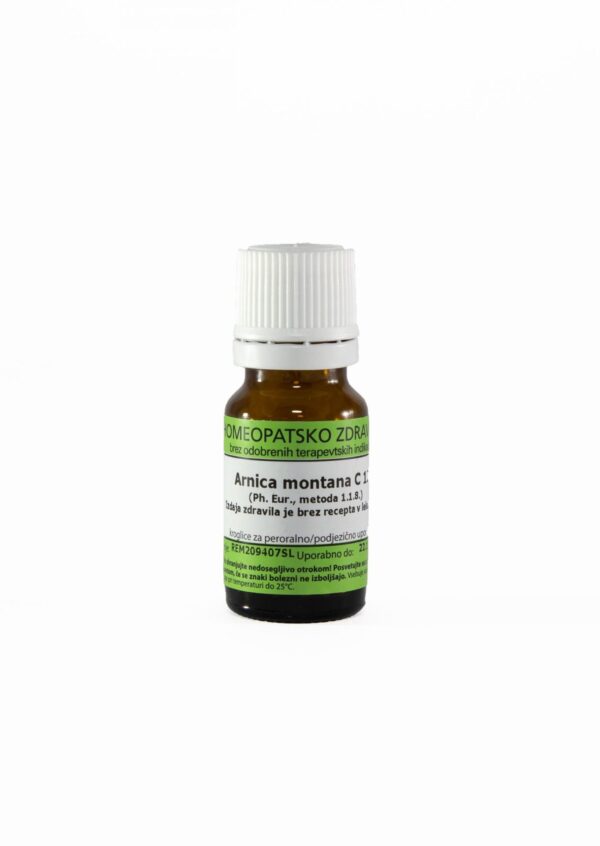 Arnica montana C12 homeopatske kroglice, 10 g