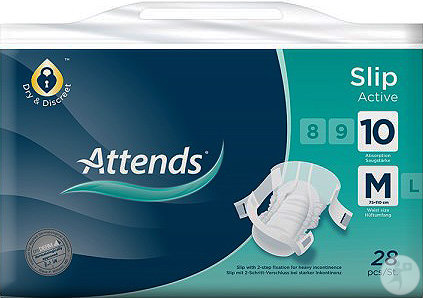 Attends Slip Active 10 Medium hlačne predloge, 28 predlog Attends Slip Active 10 Medium hlačne predloge, 28 predlog