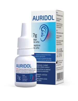 Auridol kapljice za uho, 7 g Auridol kapljice za uho, 7 g