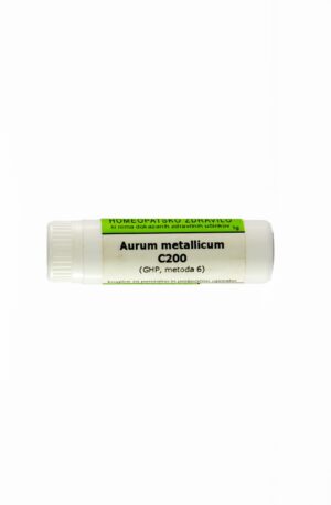 Aurum metallicum C10 homeopatske kroglice, 10 g