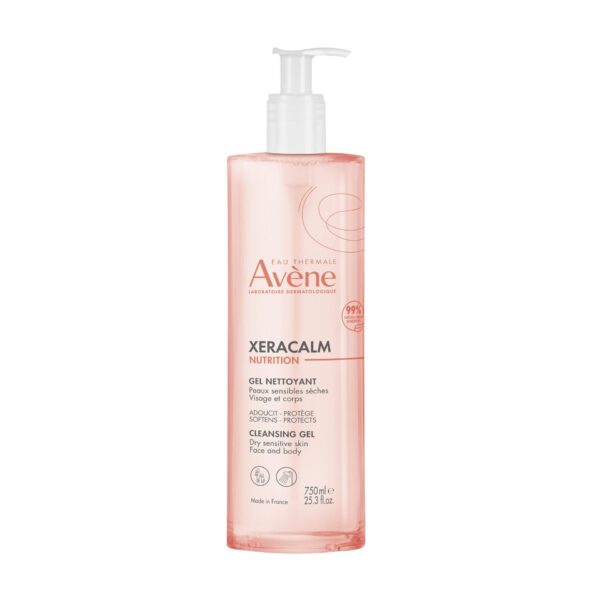 Avène XeraCalm Nutrition vlažilni gel za čiščenje, 750 ml Avène XeraCalm Nutrition vlažilni gel za čiščenje, 750 ml