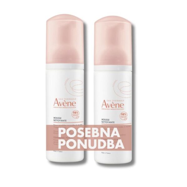 Avène pena za čiščenje kože, 2 x 150 ml Avène pena za čiščenje kože, 2 x 150 ml
