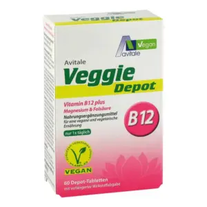Avitale Vitamin B12, 60 vegetarijanskih tablet