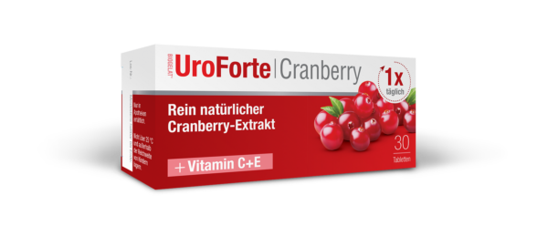 UroForte Biogelat Cranberry tablete, 30 filmsko obloženih tablet UroForte Biogelat Cranberry tablete, 30 filmsko obloženih tablet