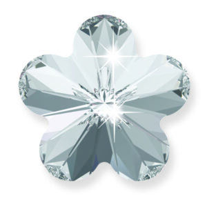 Biojoux uhani BJT963 Swarovski kristalna roža, 1 par