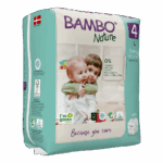 Bambo Nature 4 (L) otroške pleničke, 24 pleničk