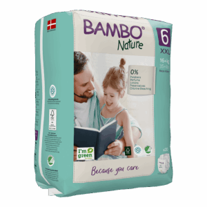 Bambo Nature 6 (XXL) otroške pleničke, 20 pleničk