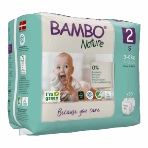 Bambo Nature 2 (S) otroške pleničke, 30 pleničk