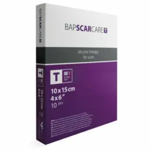 BapScarCare T tanka silikonska obloga (10 x 15 cm), 1 obliž