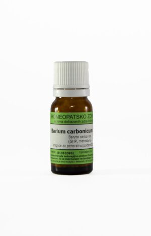 Barium carbonicum C200 homeopatske kroglice, 1 g