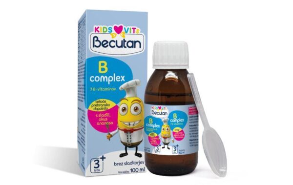 Becutan KIDS VITS B-complex sirup, 100 ml Becutan KIDS VITS B-complex sirup, 100 ml