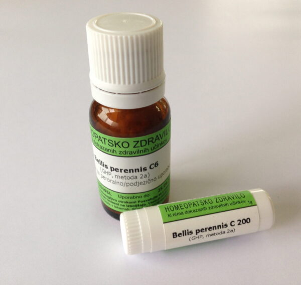 Bellis perennis C200 homeopatske kroglice, 1 g Bellis perennis C200 homeopatske kroglice, 1 g