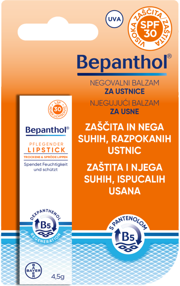 Bepanthol negovalni balzam za ustnice, 4,5 g Bepanthol negovalni balzam za ustnice, 4,5 g