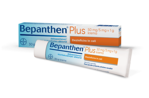 Bepanthen plus 50 mg/5 mg v 1 g krema, 30 g Bepanthen plus 50 mg/5 mg v 1 g krema, 30 g