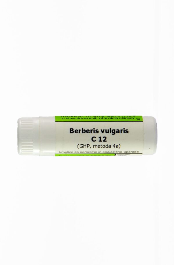 Berberis vulgaris C30 homeopatske kroglice, 1 g Berberis vulgaris C30 homeopatske kroglice, 1 g
