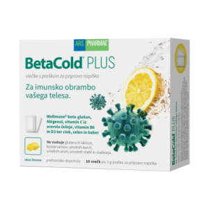 Ars Pharmae BetaCold PLUS prašek za pripravo napitka, 10 vrečk