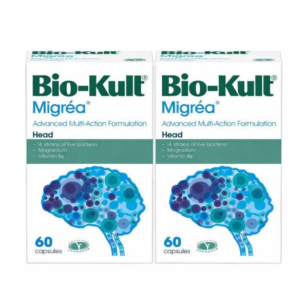 Bio-Kult Migrea kapsule paket, 2 x 60 kapsul Bio-Kult Migrea kapsule paket, 2 x 60 kapsul