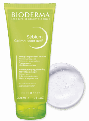 Bioderma Sebium Gel Moussant Actif aktivni čistilni gel za umivanje kože, 200 ml