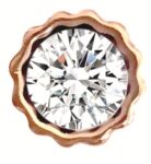 Biojoux uhani BJT255 Swarovski graciozen obroč, 1 par Biojoux uhani BJT255 Swarovski graciozen obroč, 1 par