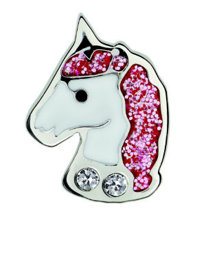 Biojoux uhani BJT701 Swarovski samorog roza, 1 par