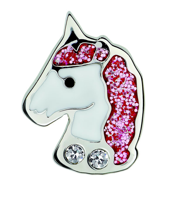 Biojoux uhani BJT701 Swarovski samorog roza, 1 par