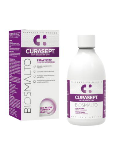 Curasept Biosmalto Sensitive ustna voda, 300 ml Curasept Biosmalto Sensitive ustna voda, 300 ml