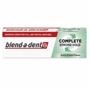 Blend-a-dent Complete Strong Hold krema za pritrditev zobne proteze, extra fresh, 47 g