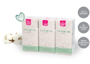 Jasmin bombažni robčki paket, 6 x 8  robčkov