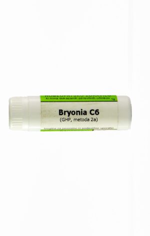 Bryonia C6 homeopatske kroglice, 1 g
