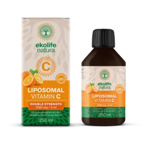 Ekolife natura liposomski vitamin C 1.000 mg tekočina, 250 ml