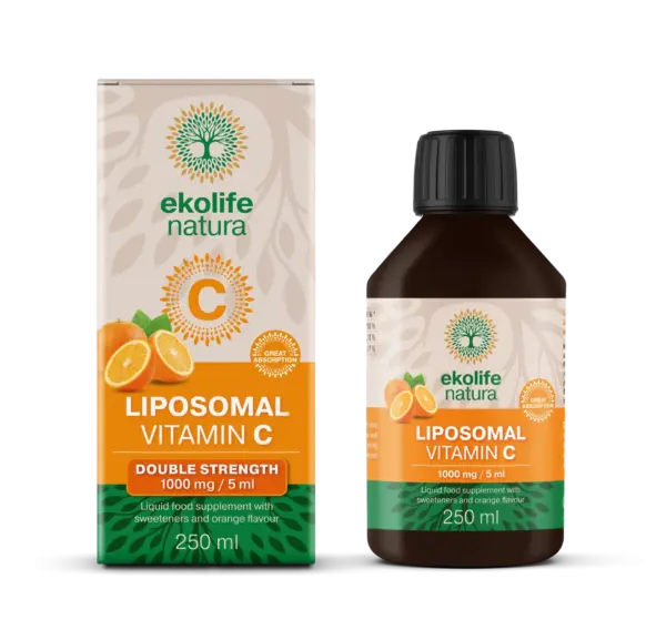 Ekolife natura liposomski vitamin C 1.000 mg tekočina, 250 ml Ekolife natura liposomski vitamin C 1.000 mg tekočina, 250 ml