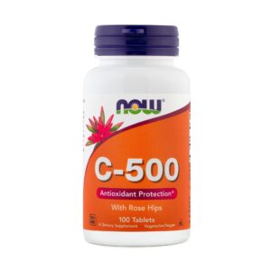 NOW Vitamin C 500 mg, 100 tablet
