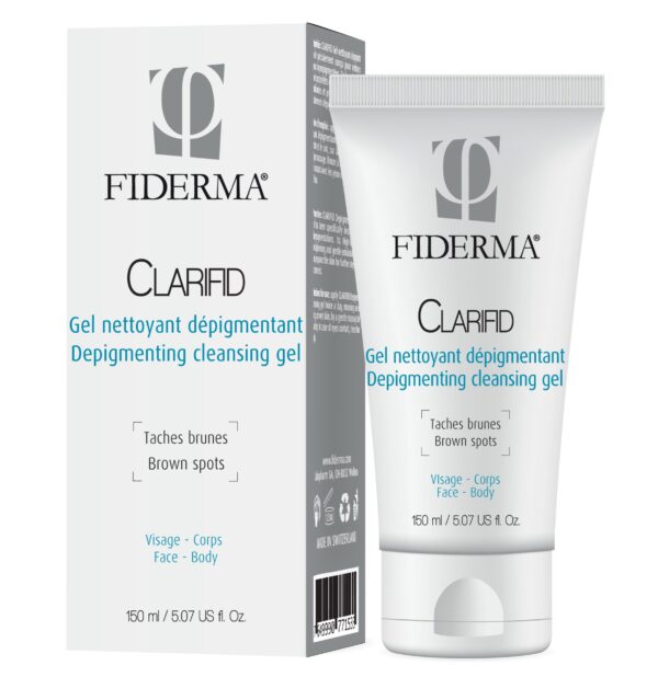 Fiderma Clarifid depigmentacijski čistilni gel za obraz in telo, 150 ml Fiderma Clarifid depigmentacijski čistilni gel za obraz in telo, 150 ml