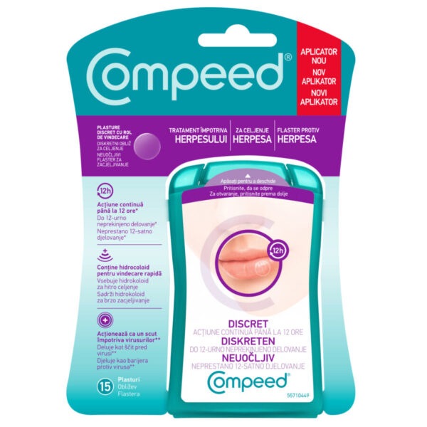 Compeed obliži za celjenje herpesa, 15 obližev Compeed obliži za celjenje herpesa, 15 obližev