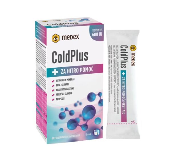 Medex ColdPlus prašek za pripravo napitka, 10 vrečk po 10 g