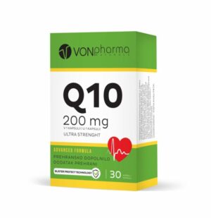 VonPharma CoQ10 200 mg Ultra Strenght kapsule, 30 kapsul