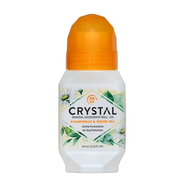 Crystal deodorant roll-on z vonjem kamilica in zeleni čaj, 66 ml Crystal deodorant roll-on z vonjem kamilica in zeleni čaj, 66 ml