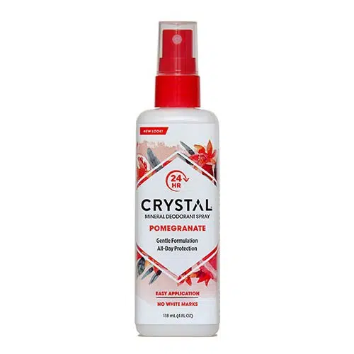Crystal deodorant v razpršilu z vonjem granatno jabolko, 118 ml Crystal deodorant v razpršilu z vonjem granatno jabolko, 118 ml