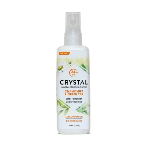 Crystal deodorant v razpršilu z vonjem kamilica in zeleni čaj, 118 ml Crystal deodorant v razpršilu z vonjem kamilica in zeleni čaj, 118 ml
