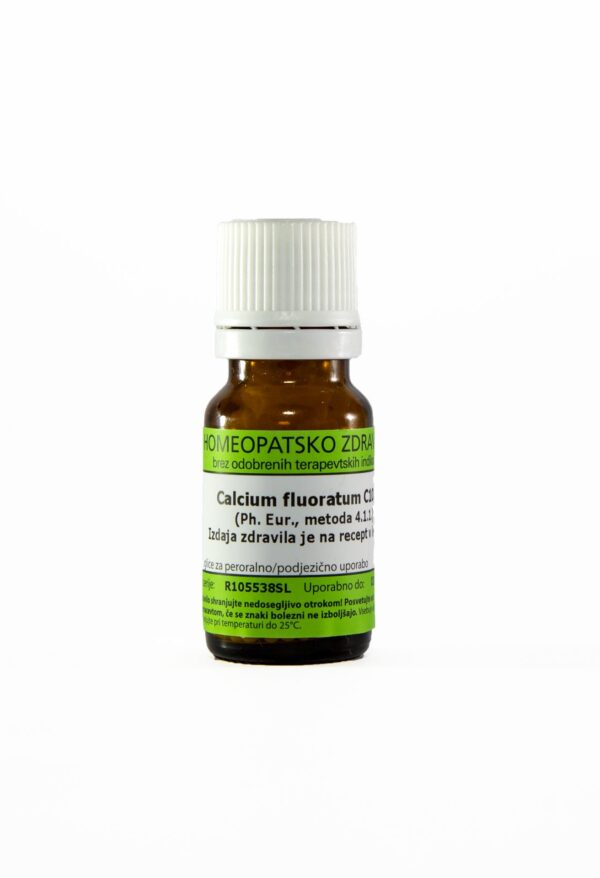 Calcium fluoratum homeopatske kroglice C200, 1 g
