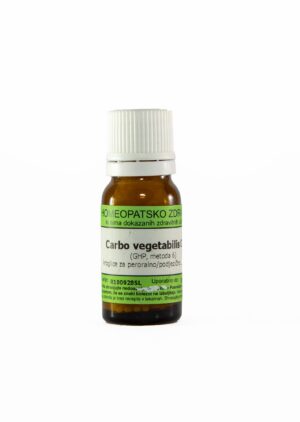 Carbo vegetabilis C15 homeopatske kroglice, 1 g