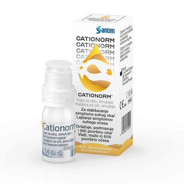Cationorm kapljice za oči - emulzija, 10 ml