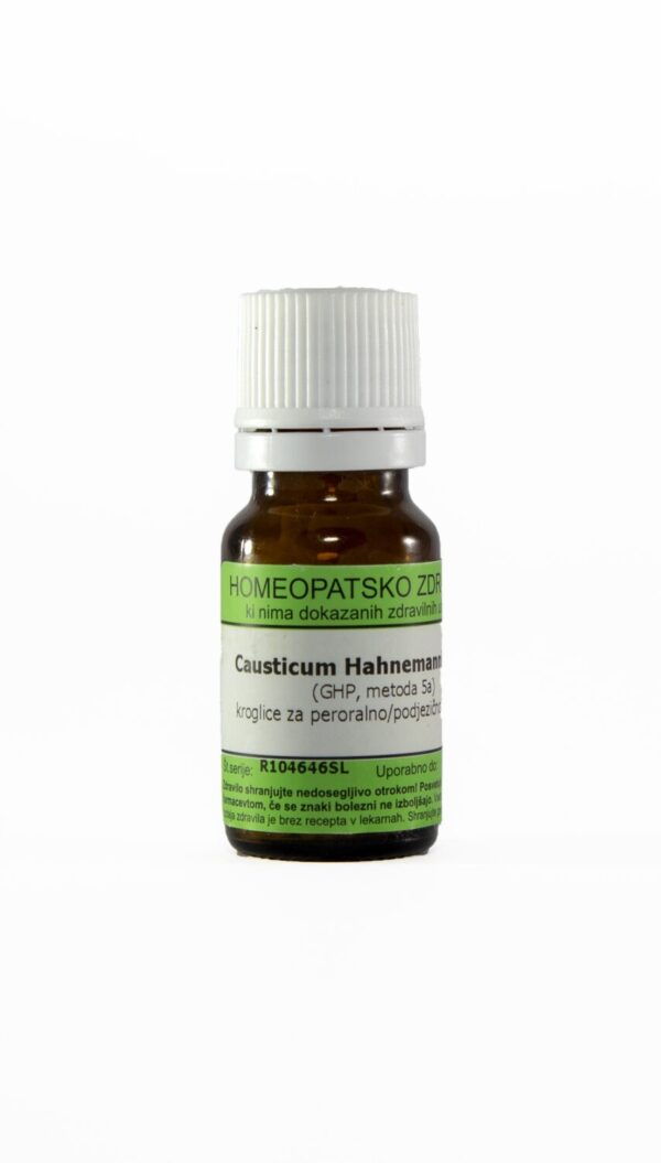 Causticum Hahnemanni C30 homeopatske kroglice, 1 g Causticum Hahnemanni C30 homeopatske kroglice, 1 g