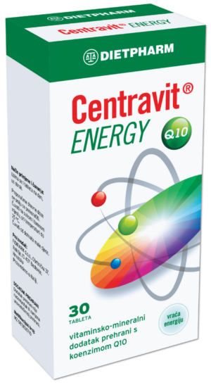 Dietpharm Centravit Energy Q10 tablete, 30 tablet