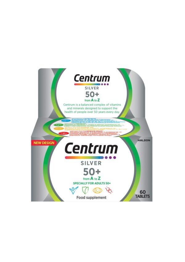 Centrum Silver 50+ od A do Ž, 60 tablet Centrum Silver 50+ od A do Ž, 60 tablet