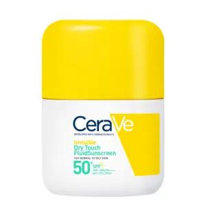 CeraVe Sun nevidni Dry Touch fluid za zaščito pred soncem ZF 50+, 50 ml