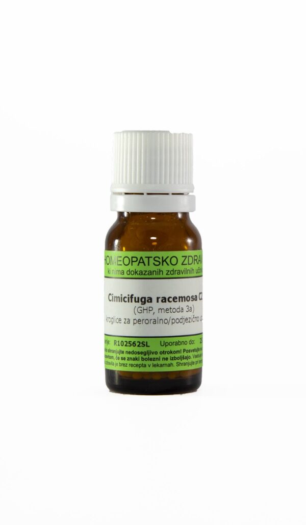 Cimicifuga racemosa homeopatske kroglice C200, 10 g